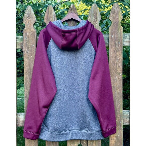 Virginia Tech Hokies Men's Colosseum Hoodie Sweatshirt Maroon - Size Large - Picture 2 of 2